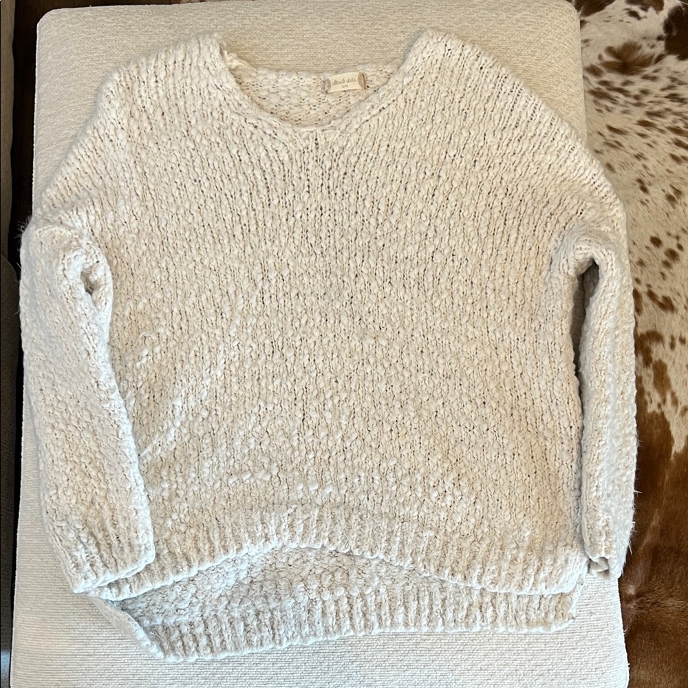 Altar'd State Cream V-Neck Sweater